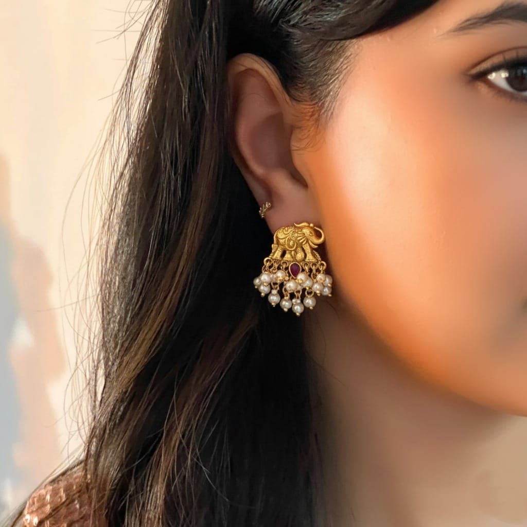 antique gajantlakshmi tops