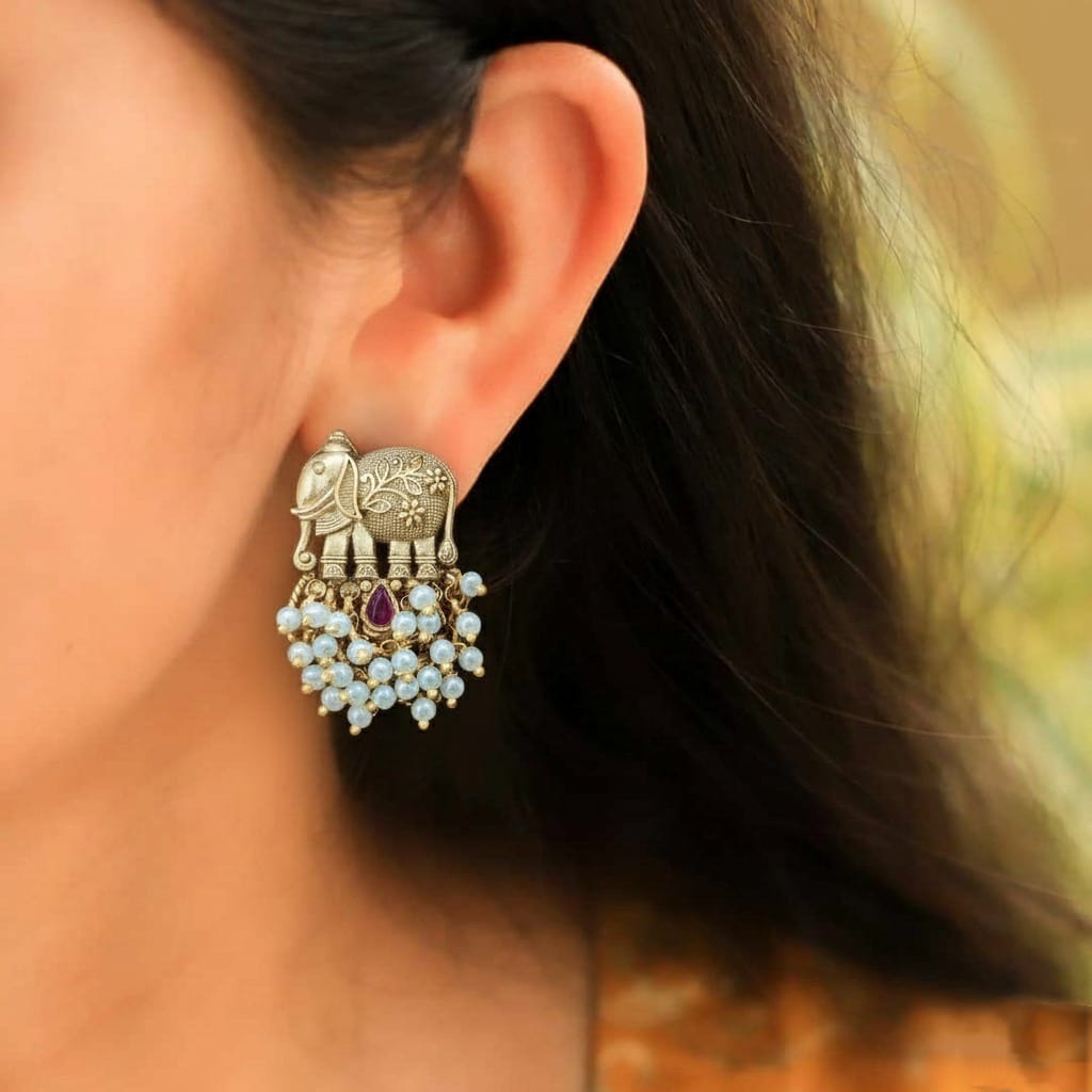 antique gajantlakshmi tops