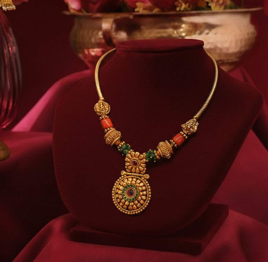 ratnavali antique necklace