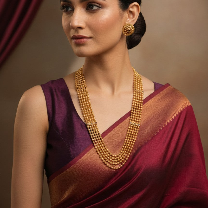 devharika antique necklace