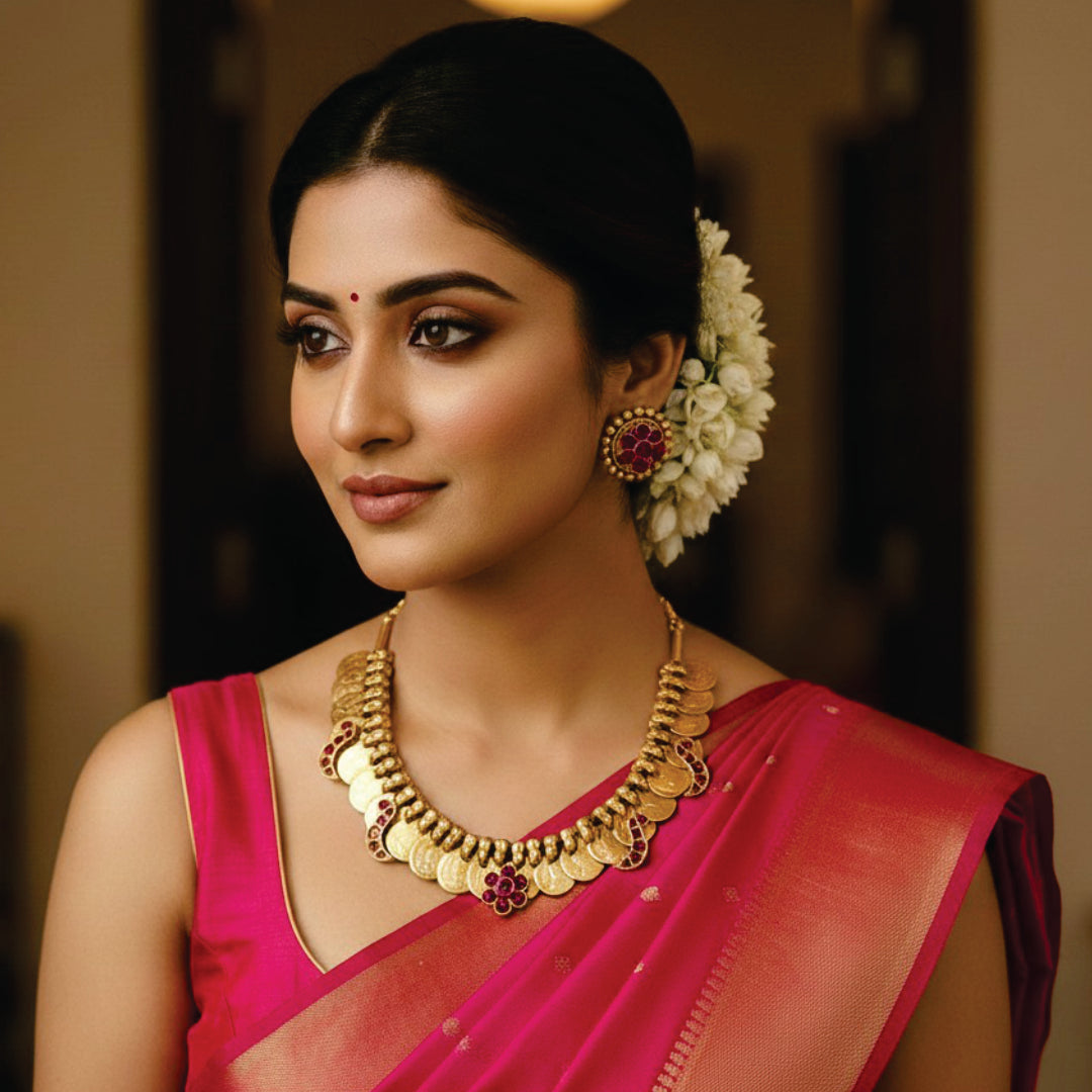 rajmahal mudrika short necklace