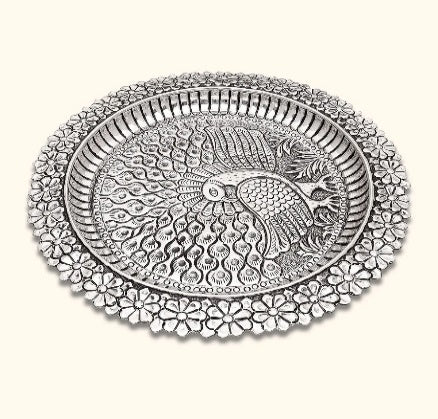 Silver Antique Thali