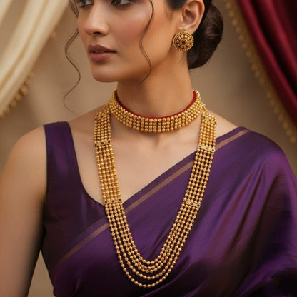 Alankarika Antique Necklace Set