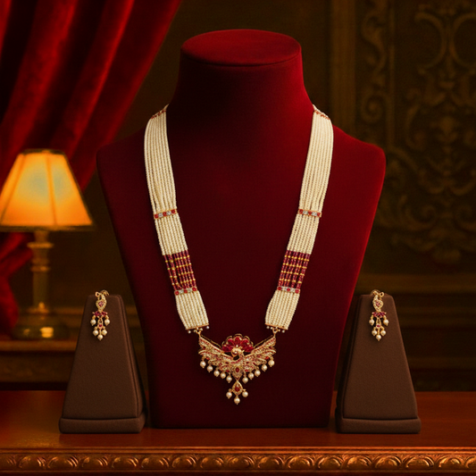 Swarnchandra Moti Ncklace