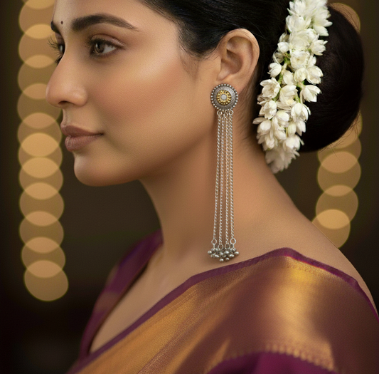 Tarkabindu Antique Earring