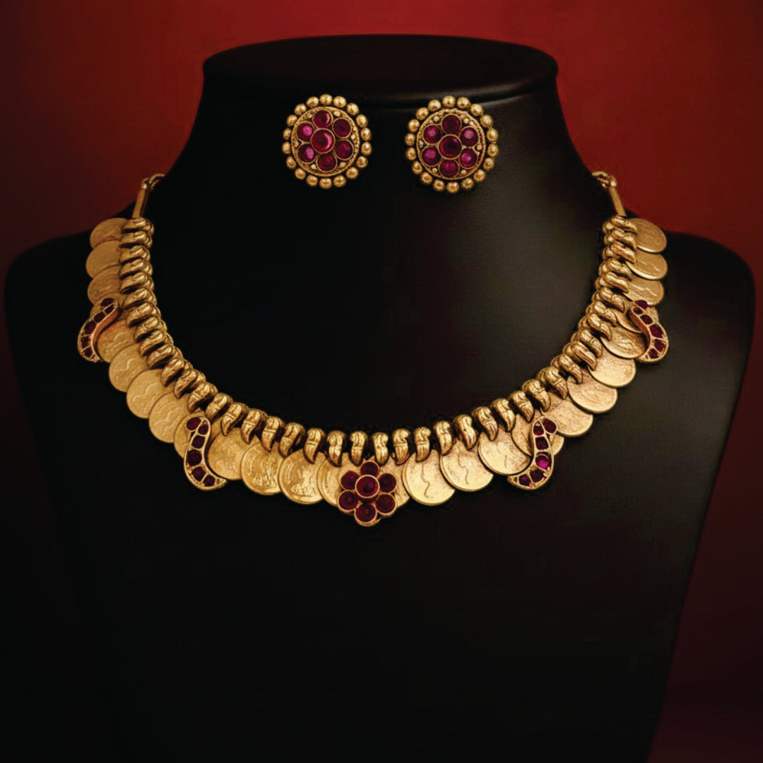 rajmahal mudrika short necklace