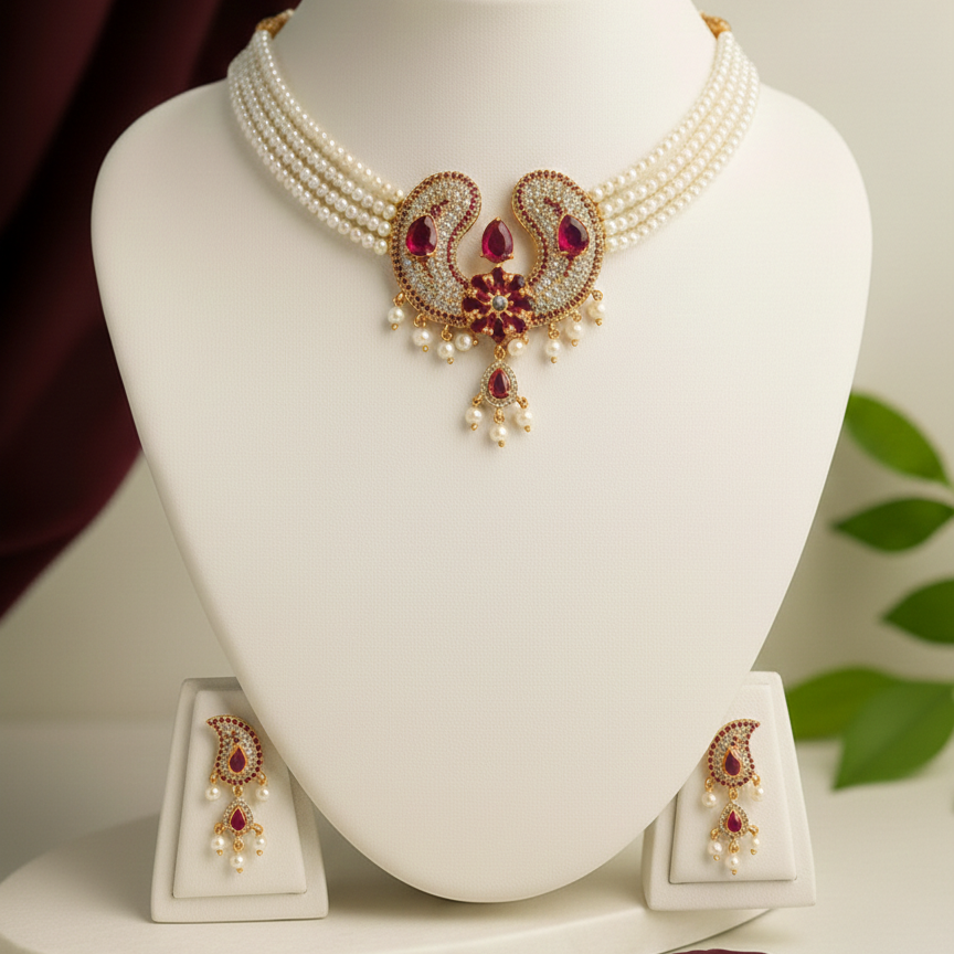 ratnadarbar moti necklace