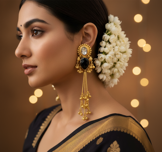 Kanmajiri Antique Earring