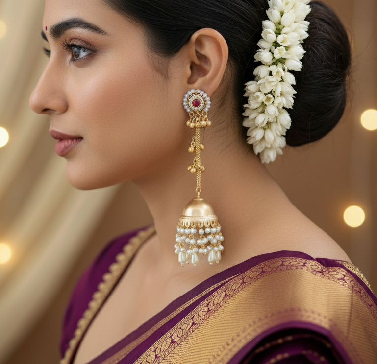 motikanti antique earrings