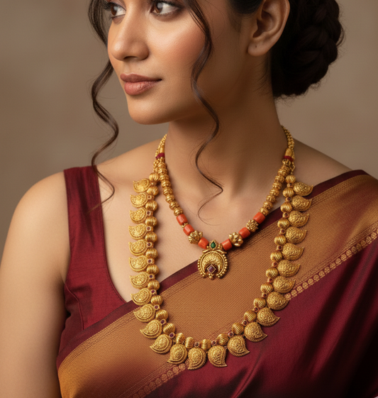 Maharshi Antique Necklace Set