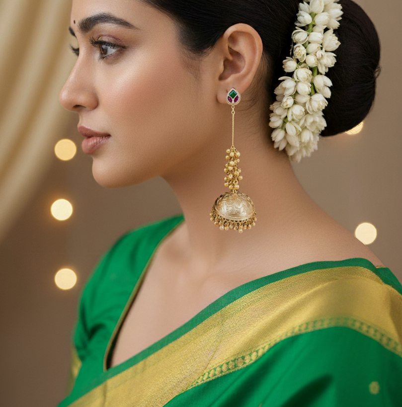 vaishnav antique earring