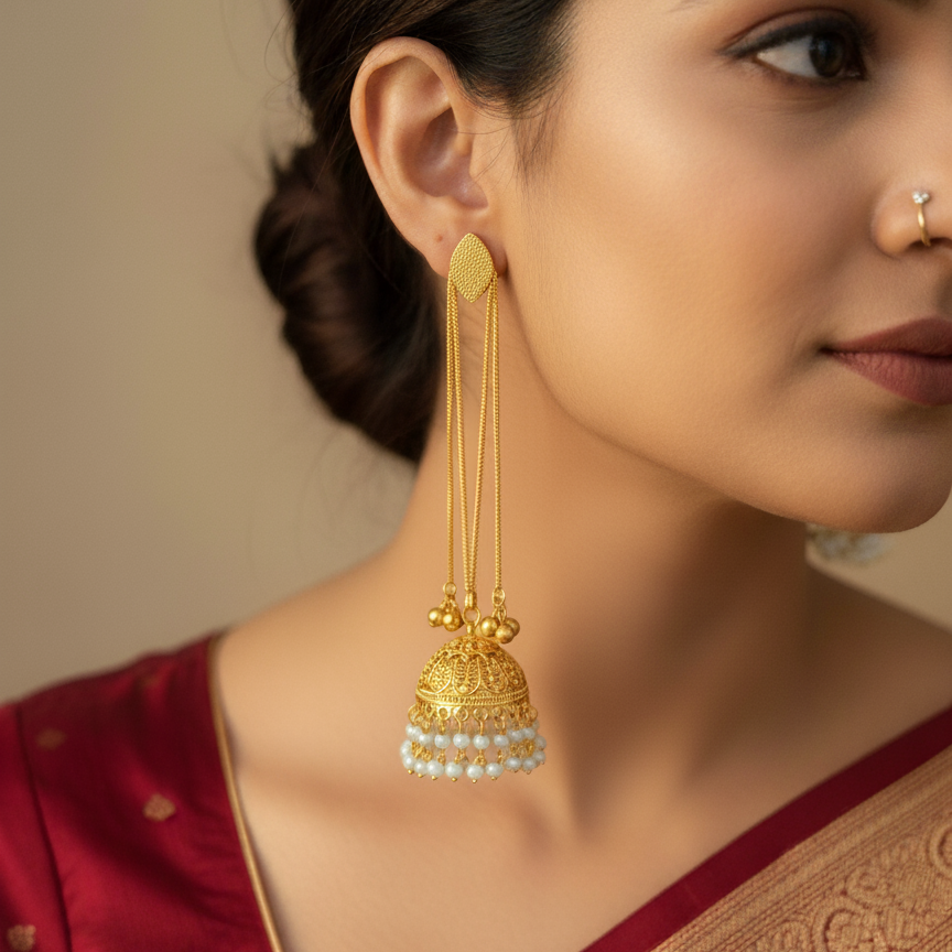 hirakamani fancy earrings