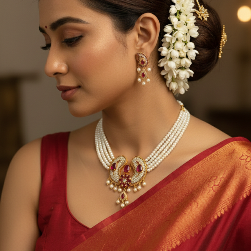 ratnadarbar moti necklace