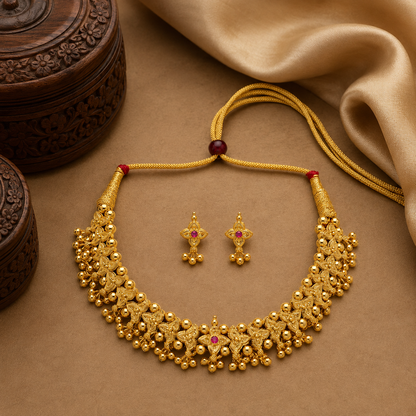 Rajkamal Silver Short Necklace