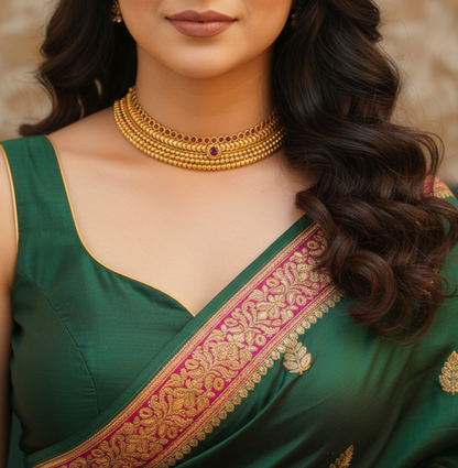 Rajmohini Antique Necklace