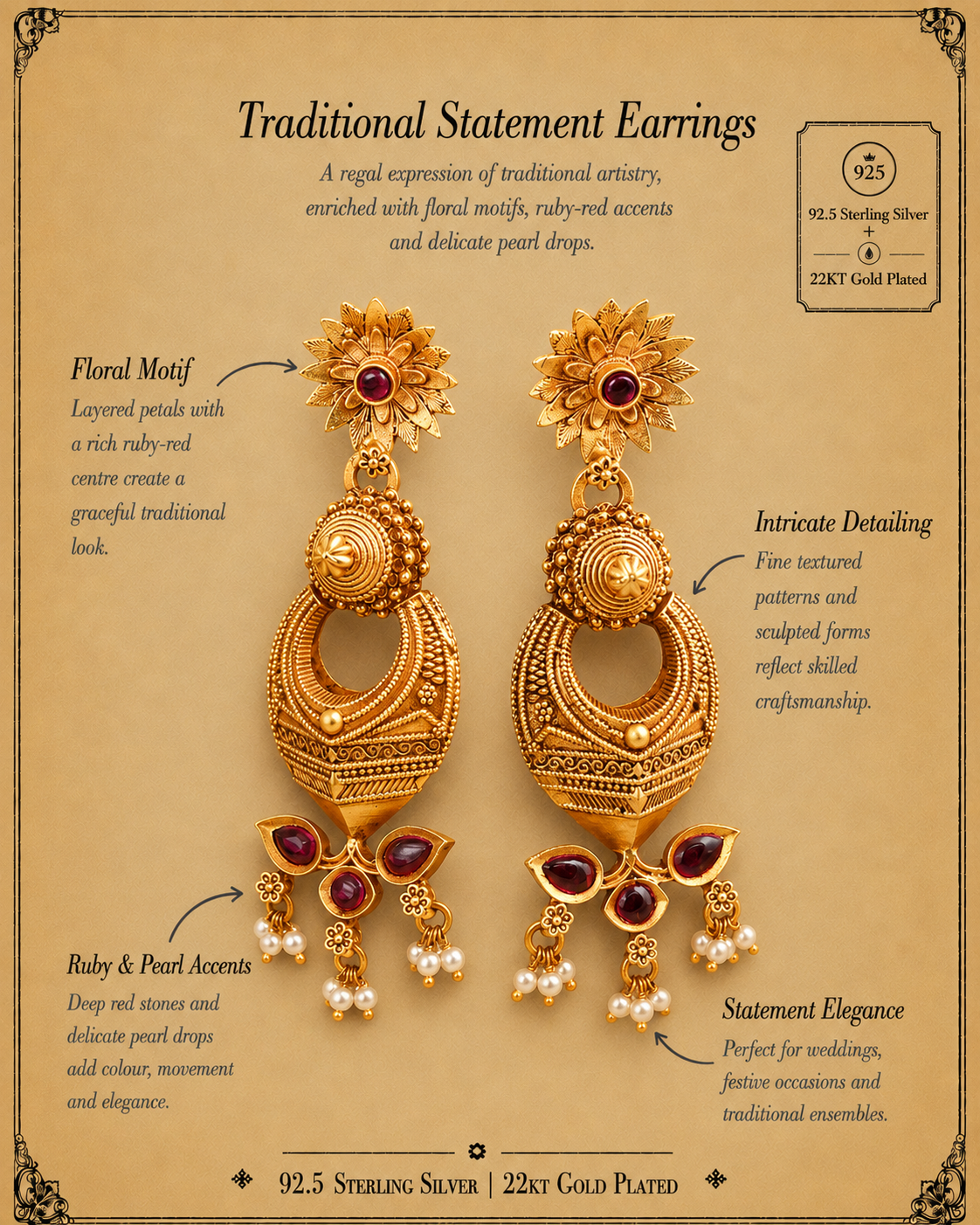 chandbali silver earrings