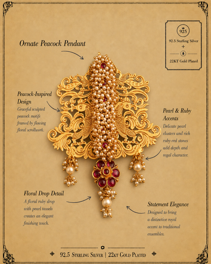 Chitrakala Silver Pendant