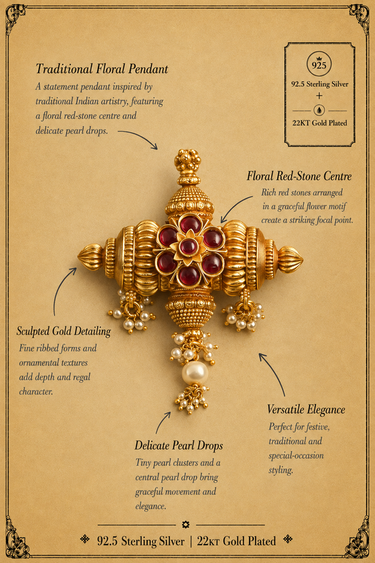 Ratna Silver Pendant