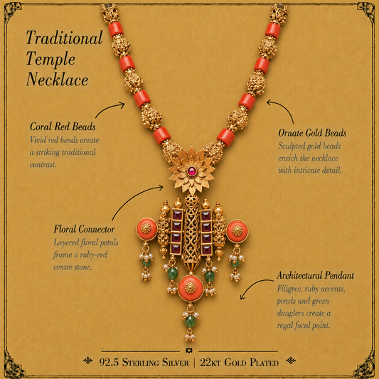 Saundrya Silver Necklace