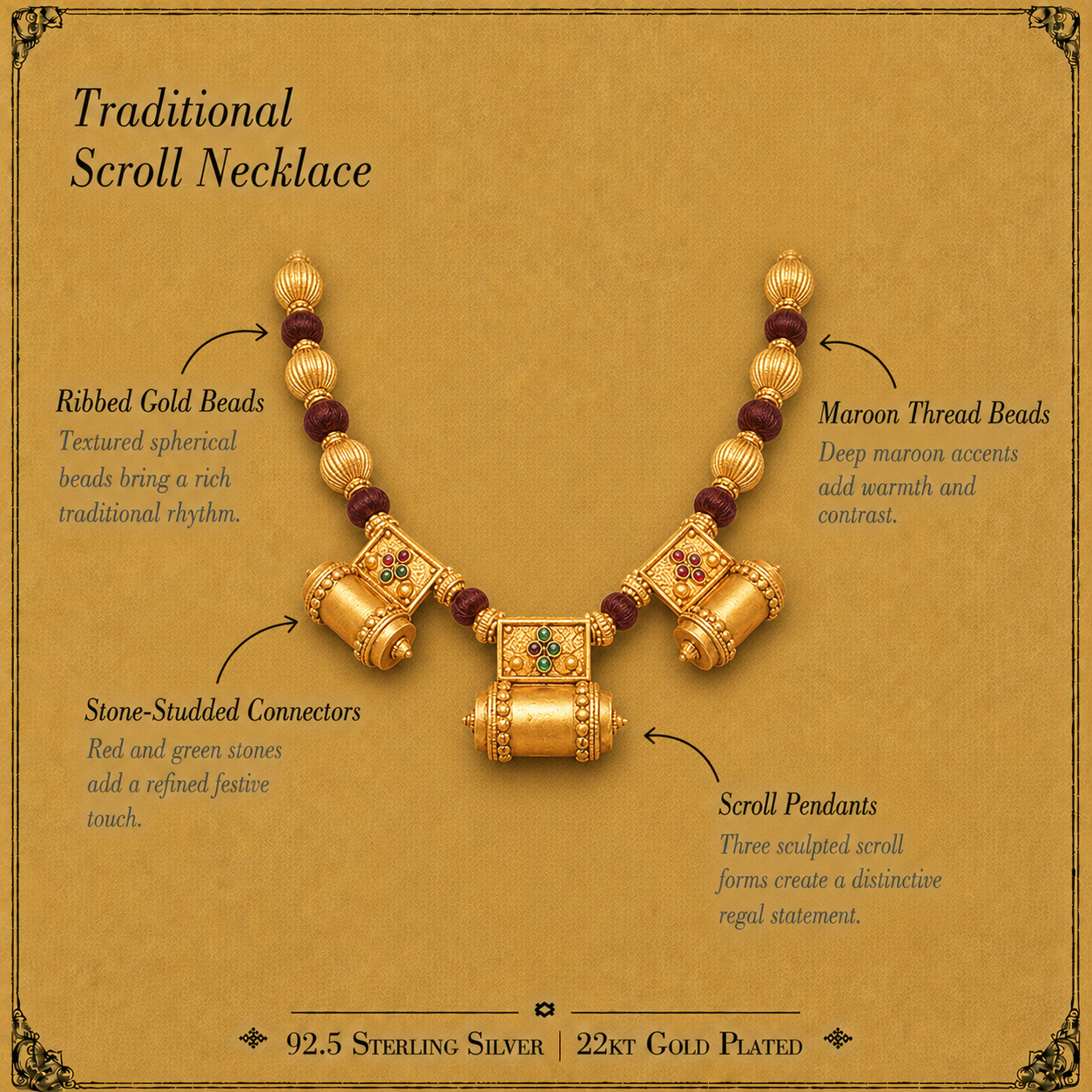 silver tait necklace