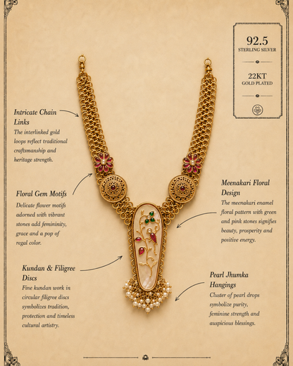 Rajas Meenakari Kundan Maal