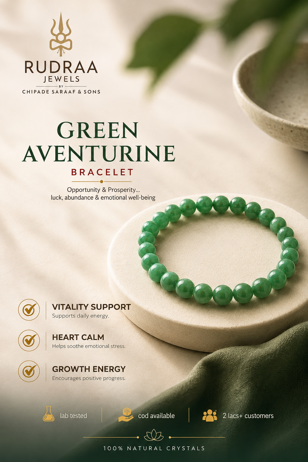 green aventurine bracelet
