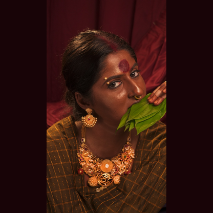 Rajwadi Silver Choker