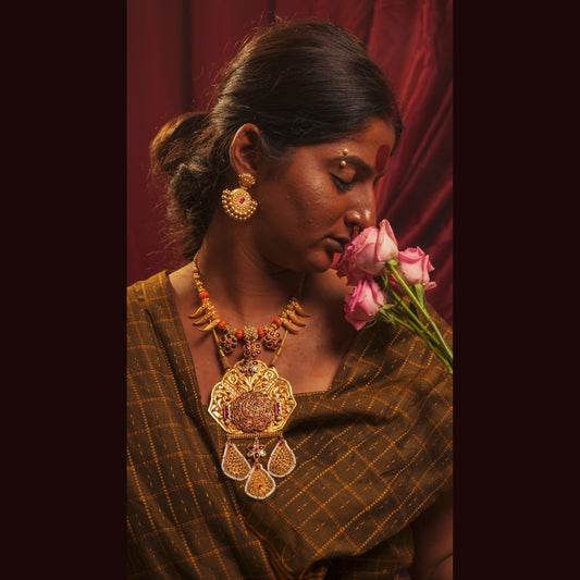 Peacock Medallion Heritage Necklace