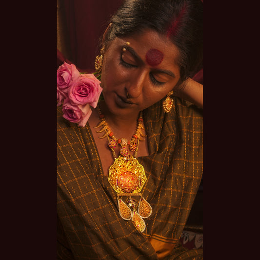 Peacock Medallion Heritage Necklace