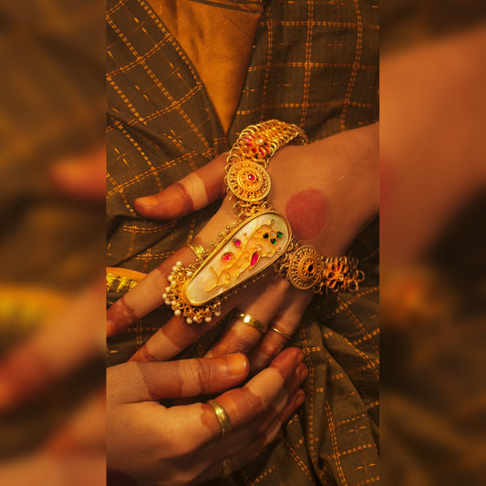 Rajas Meenakari Kundan Maal