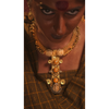 Moonga Lakshmi SIlver Necklace