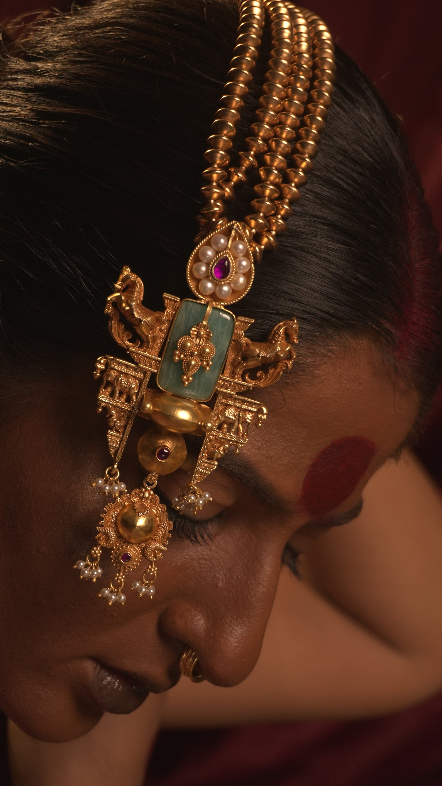 ashwa silver pendant