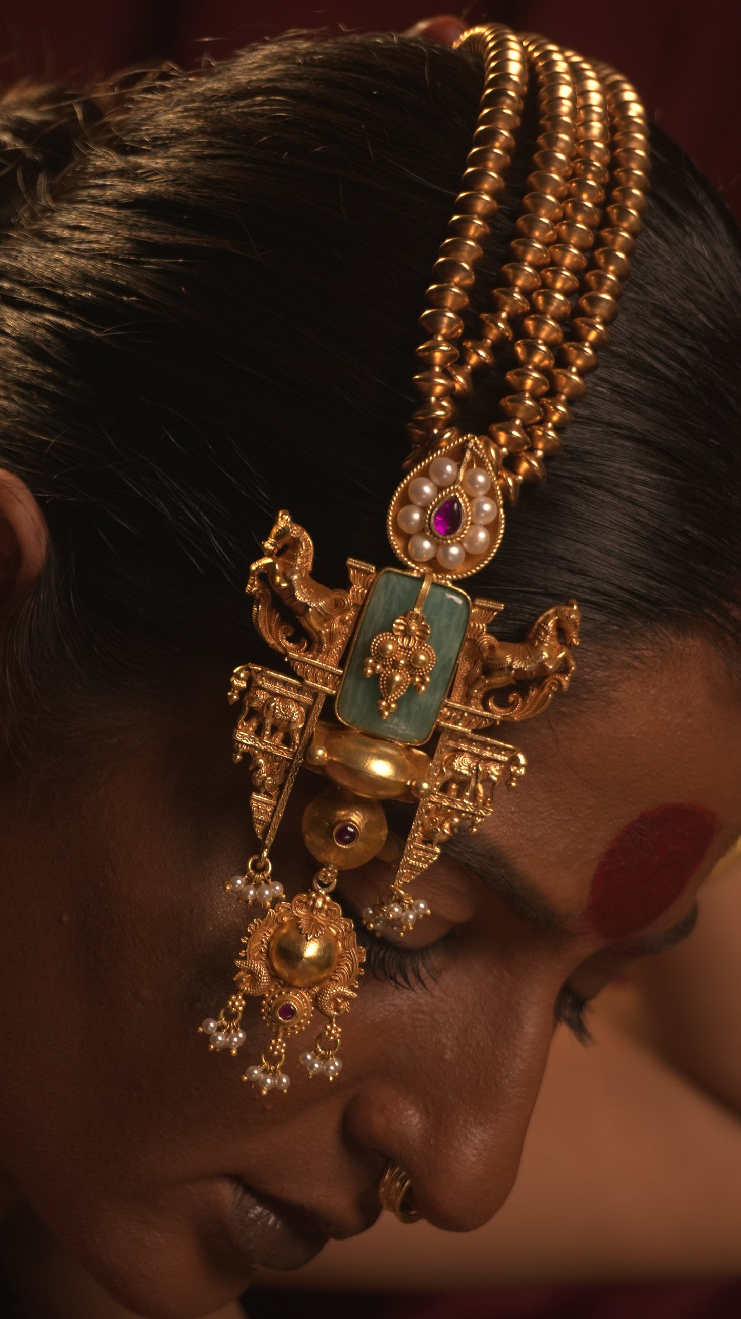 ashwa silver pendant
