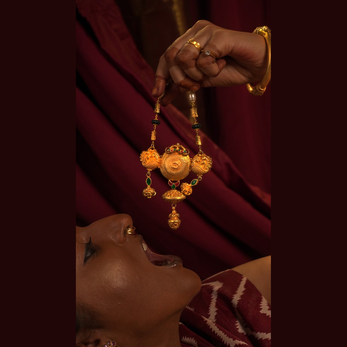 tarangini silver necklace