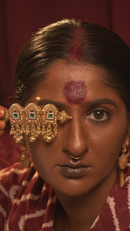 Nakshi Silver Choker Combo