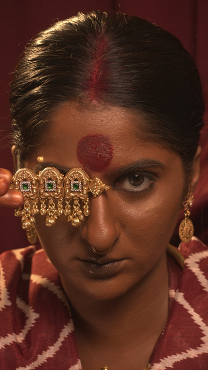 Nakshi Silver Choker Combo