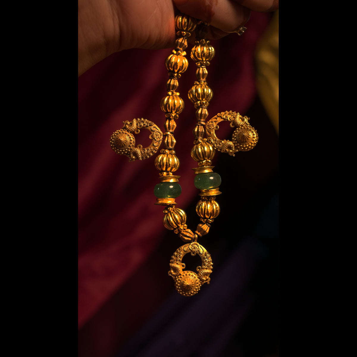 triple goddess medallion necklace
