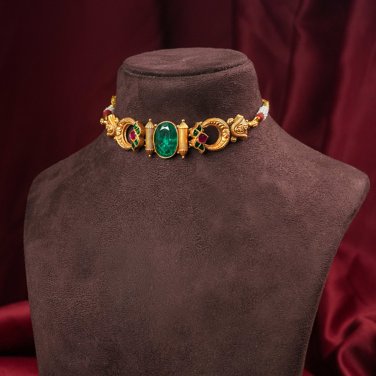 silver choker