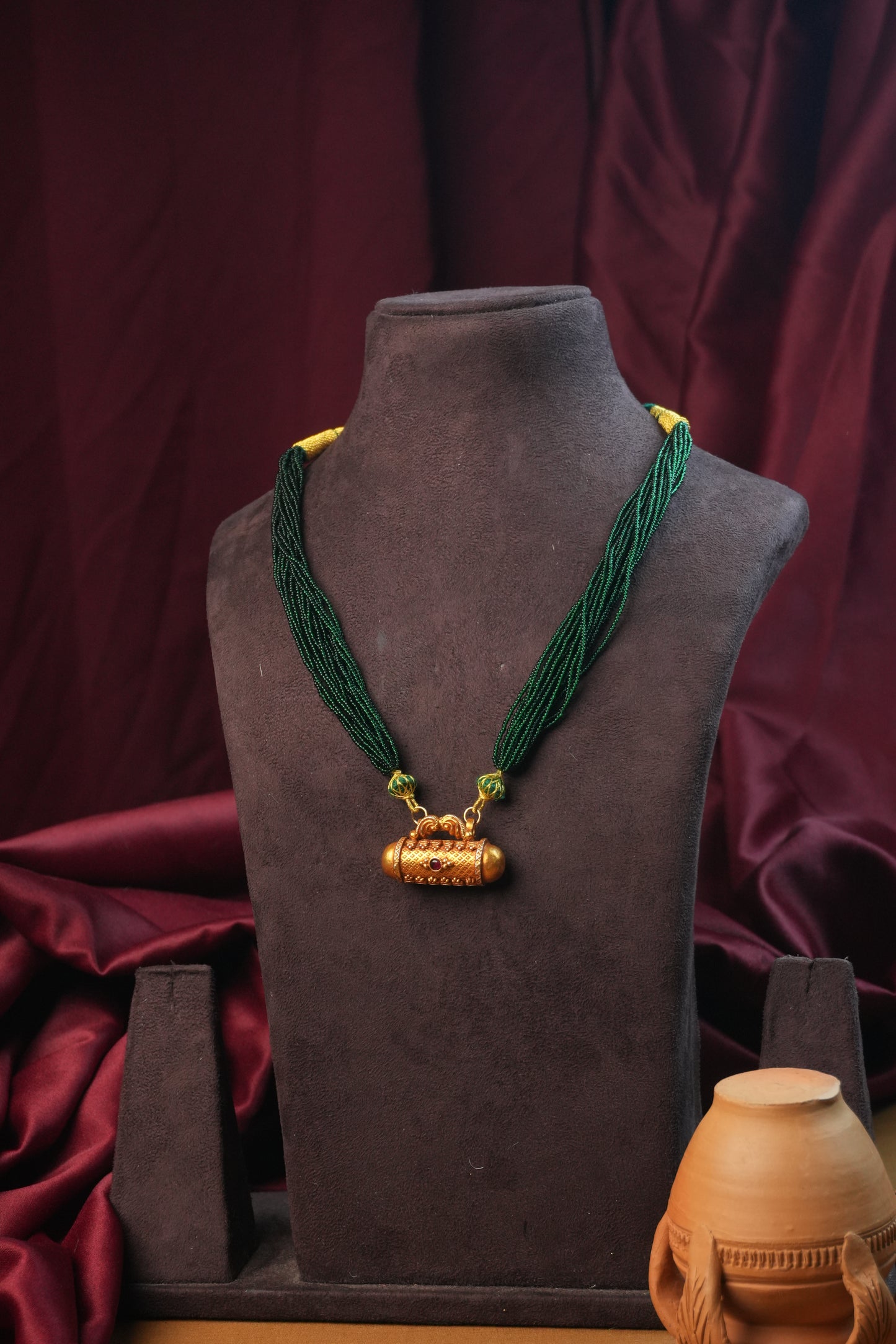swarajya silver tait pendant