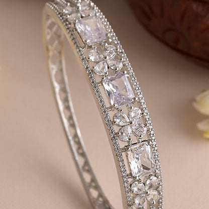 Four Leave Clover White AD Bracelet