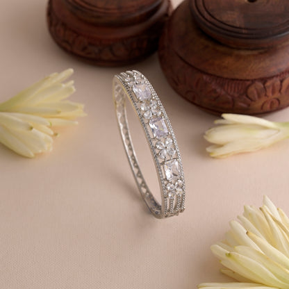 Four Leave Clover White AD Bracelet