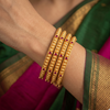 Four Stone Jota Golden Bangles