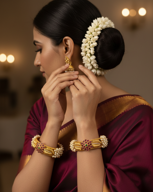 Pearl Rajawadi Bangles