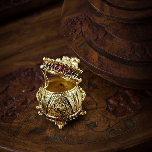 Antique Haldi Kumkum Karande -1