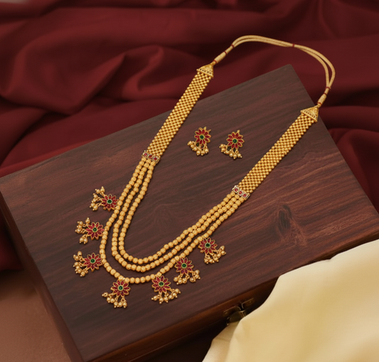 Dharna Kolhapuri Thushi Necklace