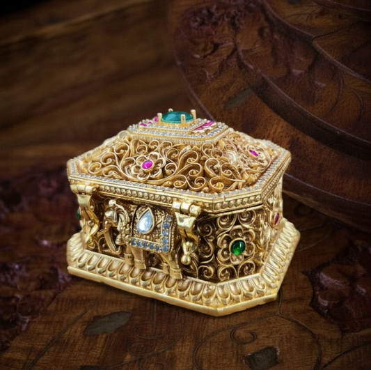 Antique Haldi Kumkum Karande -2