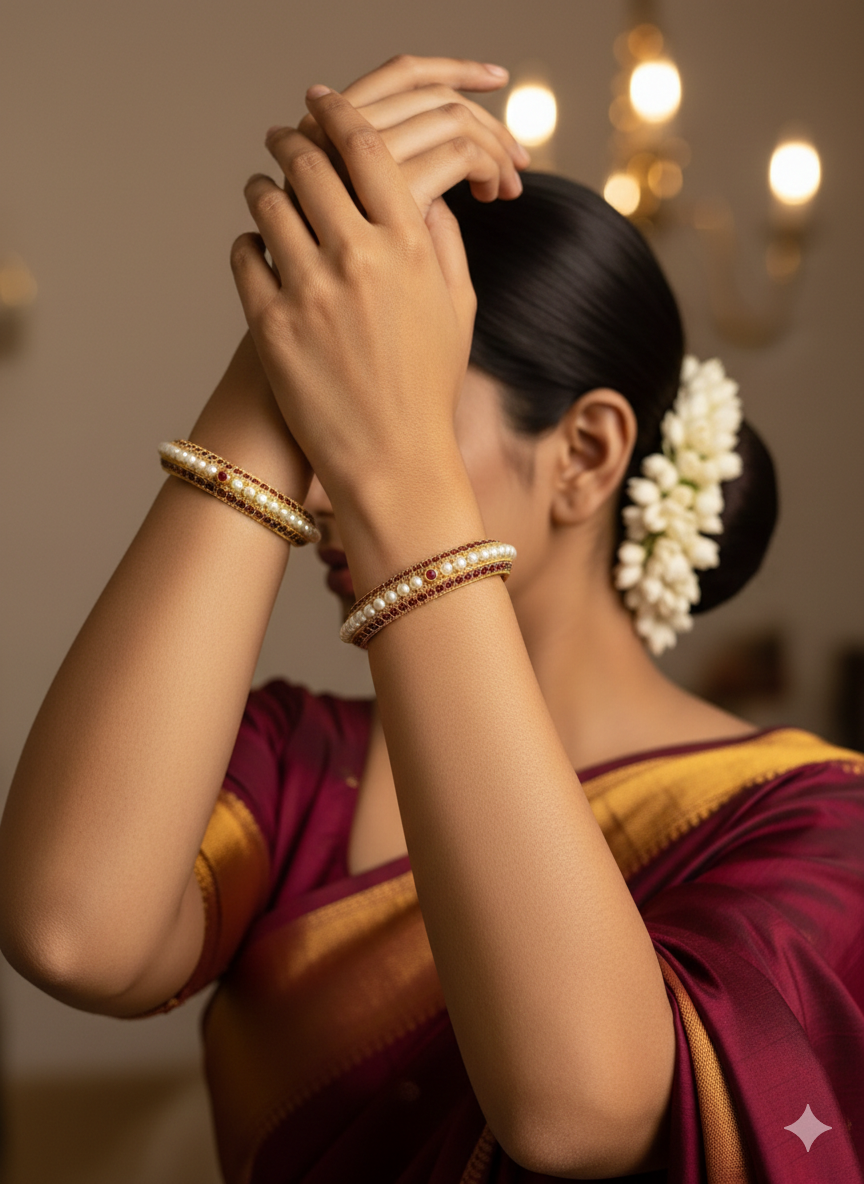 red bracelet bangles