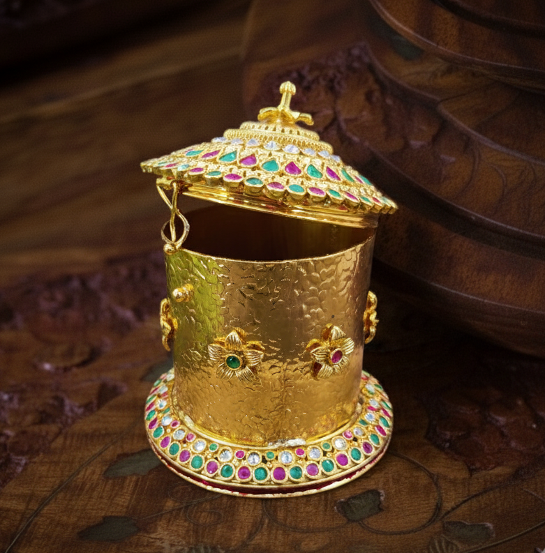 antique haldi kumkum karnde