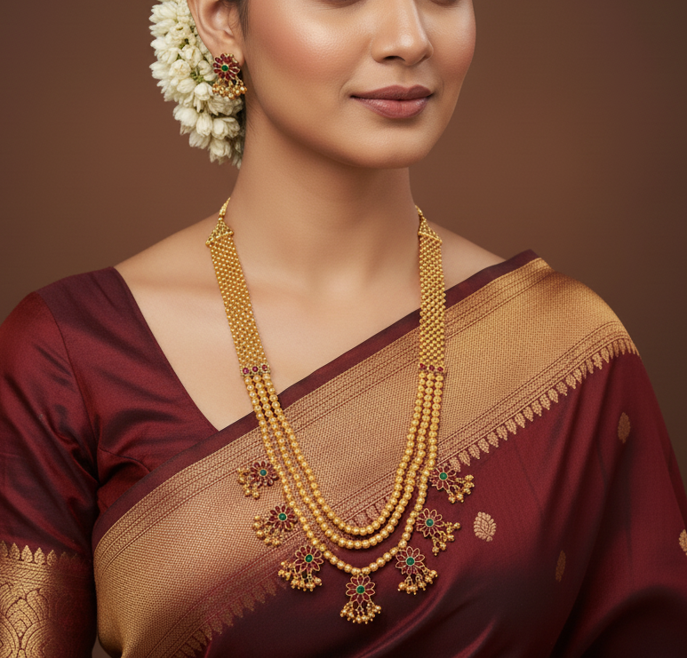 dharna kolhapuri thushi necklace