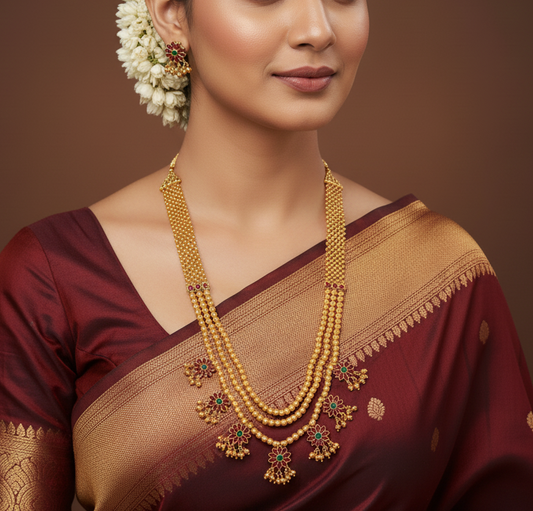 Dharna Kolhapuri Thushi Necklace